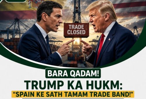 Trump orders halt trade with Spain