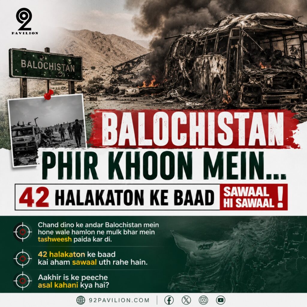Balochistan militant attacks 42 killed