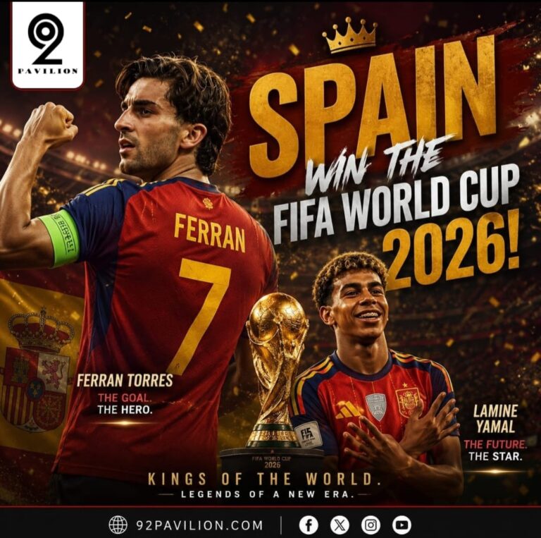 Spain wins FIFA World Cup 2026