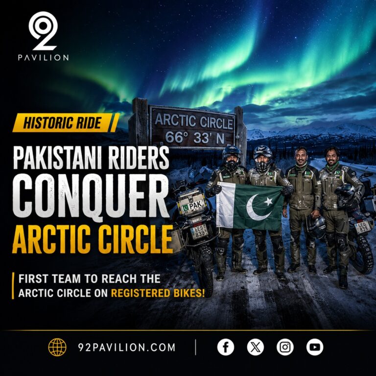 Pakistani bikers reach Arctic Circle