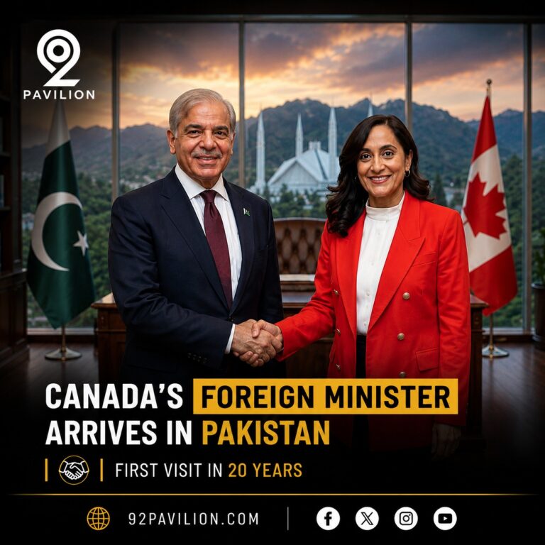 Canada's foreign minister visits Pakistan