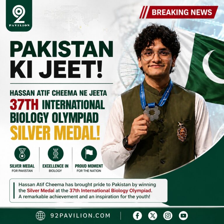 Pakistan Wins Silver at International Biology Olympiad 2026