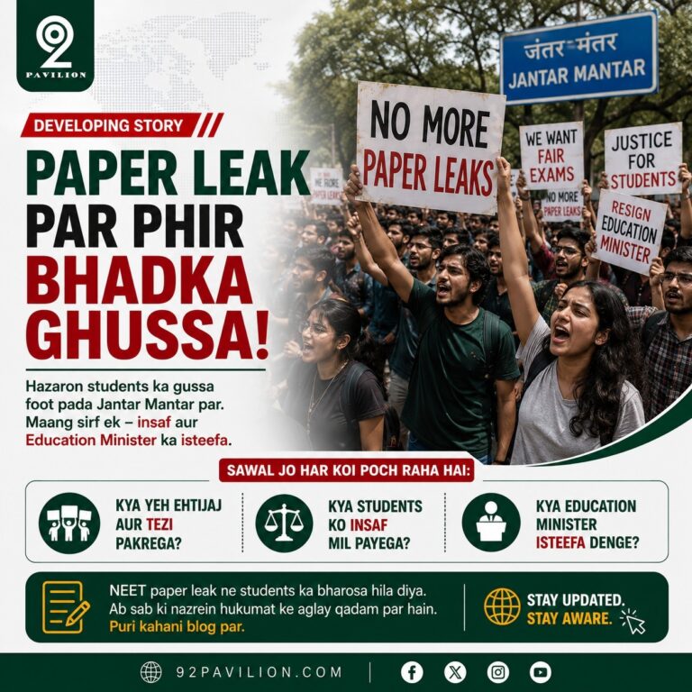 NEET paper leak protest