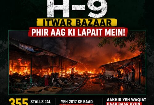 H-9 Itwar Bazaar fire