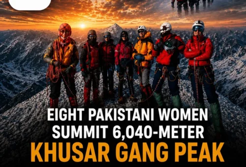 Pakistani women summit Khusar Gang Peak