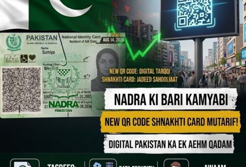 NADRA's new QR code-based national identity card with PakID smartphone verification