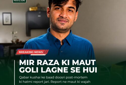 Portrait of businessman Mir Raza Ali whose final post-mortem report confirmed his death was caused by a gunshot wound
